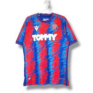 Hajduk Split Macron Football Soccer Jersey Red Blue Size XL